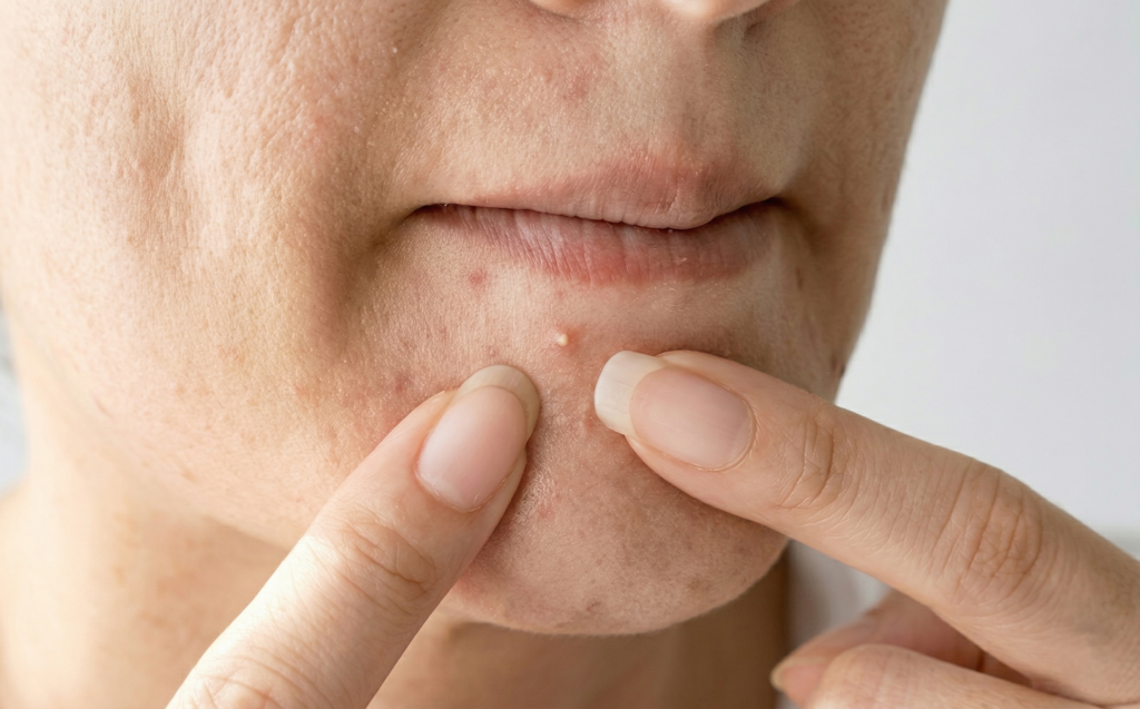 모낭염 여드름 구분 , ,모낭염 짜면 뾰루지 압출 시 세균 확산 위험